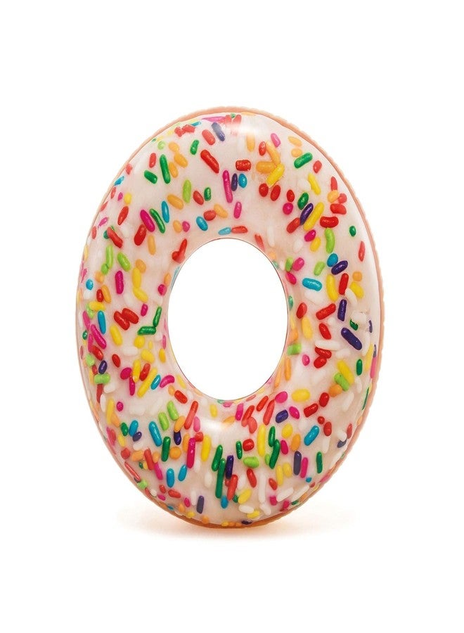 KidsZeeNie® Heart Shape Inflatable Swimming Pool| Photo-Realistic Sprinkle Donut Heart Tube Float| Lightweight PVC Swim Ring for Beach, Water Park & Summer Party Fun | Cute Adult & Kids Floater - Image 1